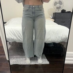 Cider Wide-Leg Light Washed Jeans